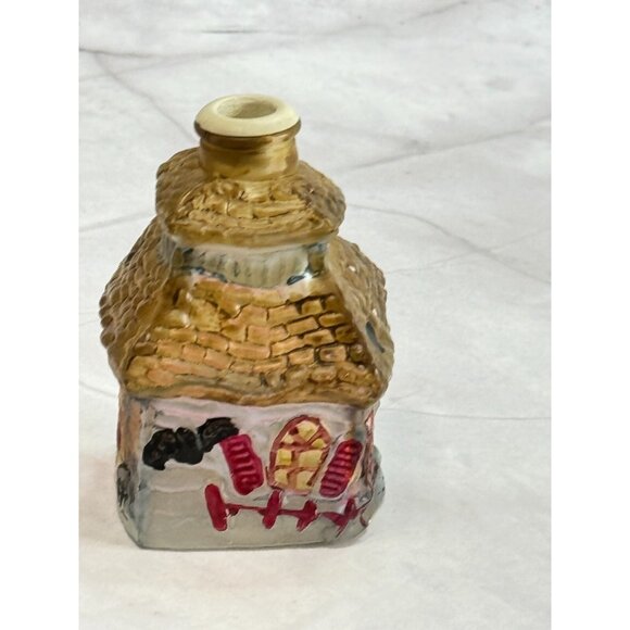 Vintage Old World Christmas Halloween Haunted House Glass Light Cover - Picture 6 of 6